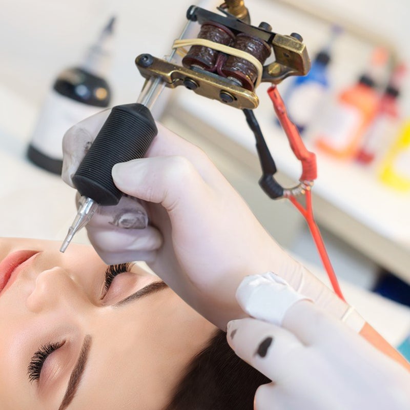 50- Piece Tattoo Eyebrow And Lip Professional Needles Transparent - Image 2