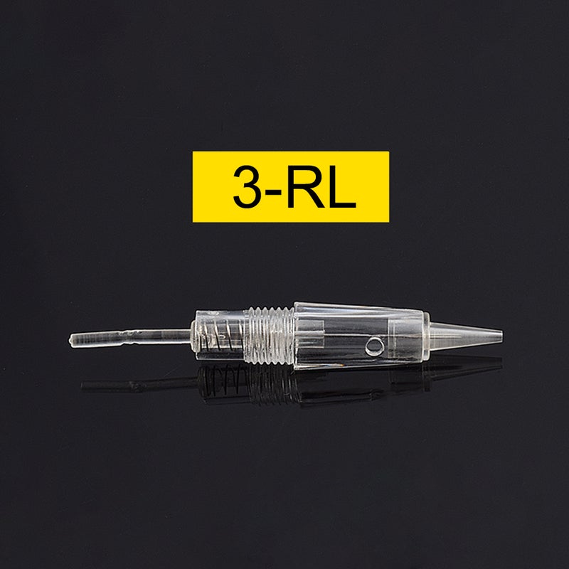 50- Piece Tattoo Eyebrow And Lip Professional Needles Transparent - Image 1