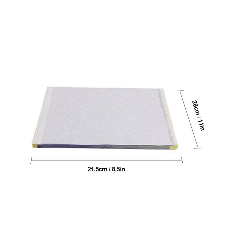 ورق إستنسل لنقل التاتو مقاس A4 مكون من 100 ورقة بيج - Image 4