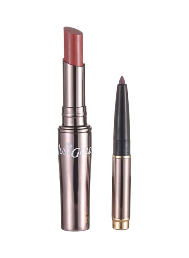 JUST GOLD 2-In-1 Moisture Lipstick 09 Brown  - Image 1