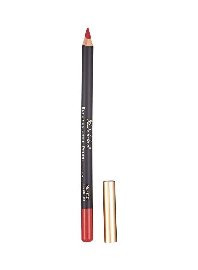 De Bela 18 Superior Lip Liner Pencil Red 215  - Image 1
