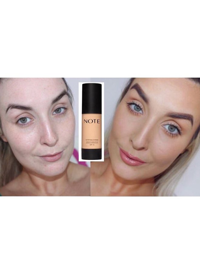 نوت كريم أساس مطفأ اللمعة بتغطية فائقة وبعامل حماية من الشمس SPF15 04 رمل - Image 4