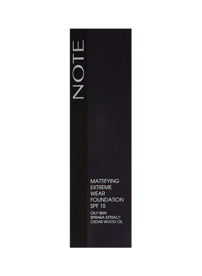 Note Mattifying Extreme Wear Foundation SPF15 03 Medium Beige - Image 3