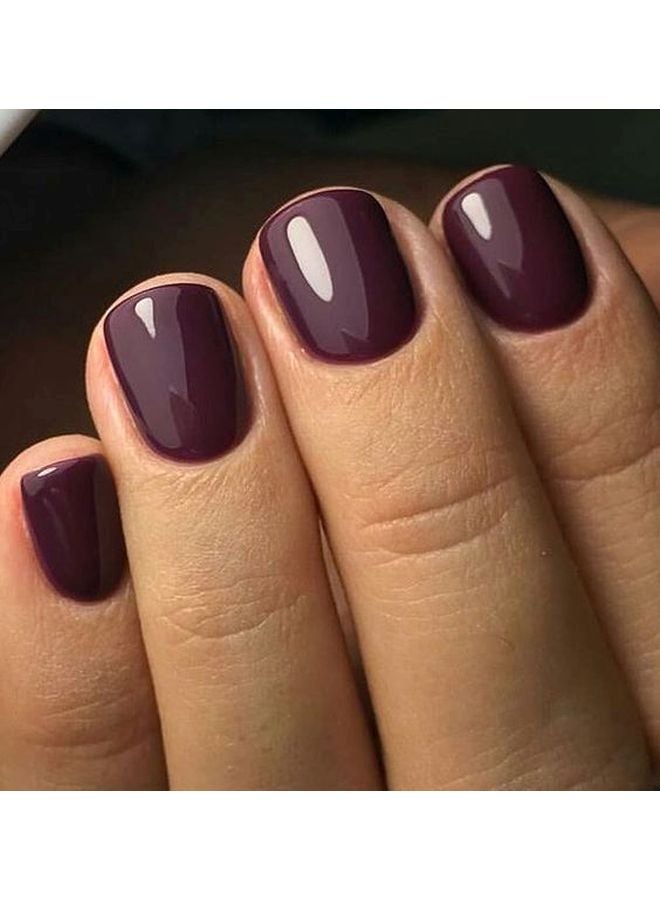 Note Gel Look Nail Enamel 19 Deep Plum  - Image 2