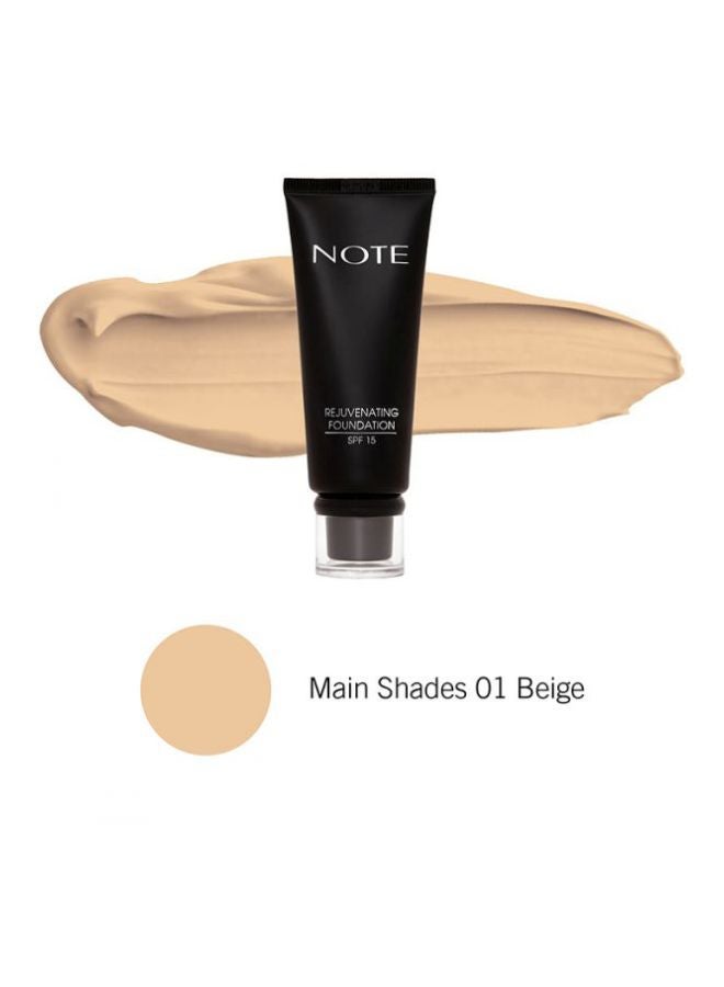 Note Rejuvenating Foundation SPF15 01 Beige - Image 2