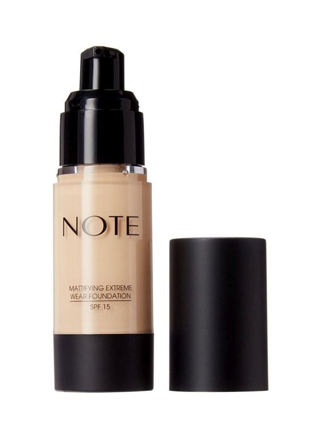 Note Mattifying Extreme Wear Foundation SPF15 01 Beige - Image 2