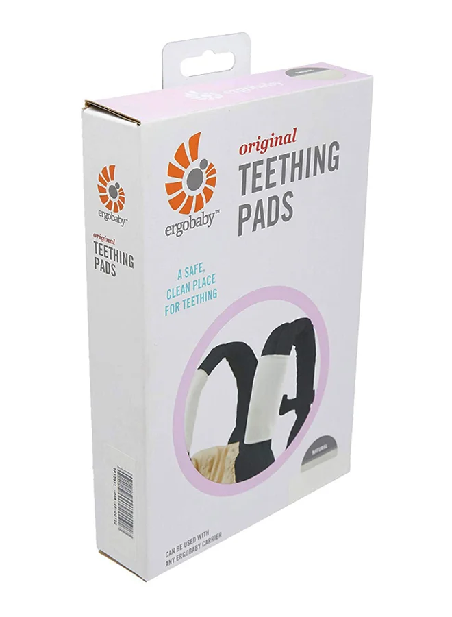 ergobaby Ergo Baby Teething Pad Cream With Snaps - One Size - White