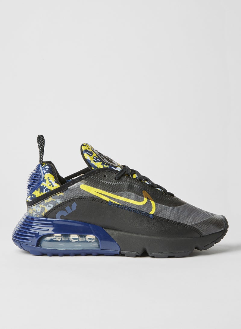 Nike - Air Max 2090 Sneakers Black/Tour Yellow-Binary Blue - Image 1