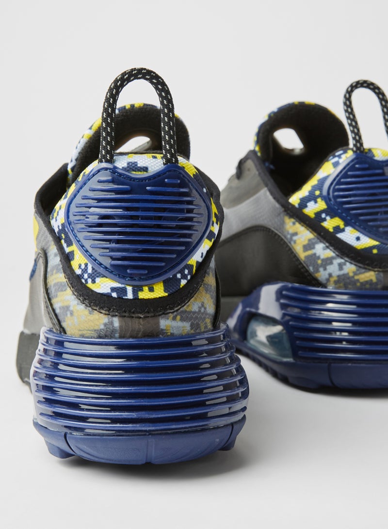 Nike - Air Max 2090 Sneakers Black/Tour Yellow-Binary Blue - Image 1