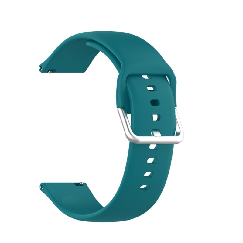 سوار ساعة من السيليكون الناعم لساعة هايلو سولار LS05 أخضر غامق - Image 1