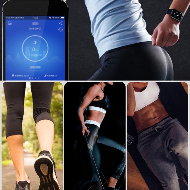 119 Plus Multi-Function Fitness Smart Wristband Blue