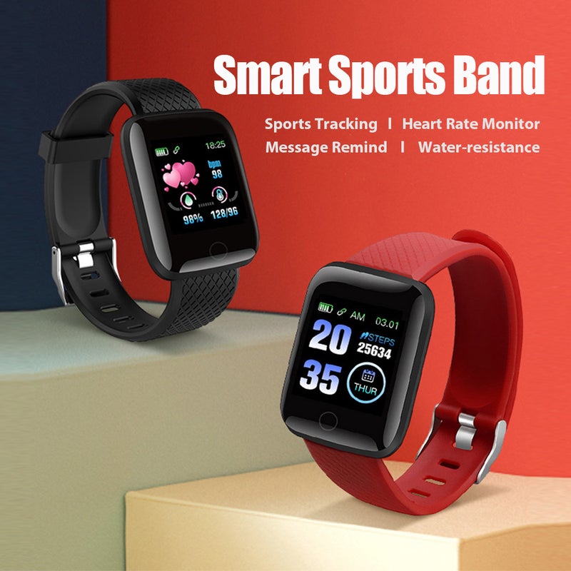 119 Plus Multi-Function Fitness Smart Wristband Blue