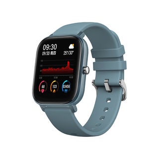 P8 Ultra Slim 1.4 Inch Screen Square Dial Multi-Function Smartwatch For Android/iOS Phones Cyan - v1604167230/N41408528A_1