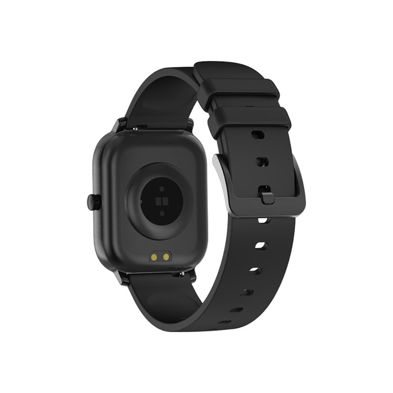 Generic - P8 Ultra Slim 1.4 Inch Screen Square Dial Multi-Function Smartwatch For Android/iOS Phones Black - Image 1