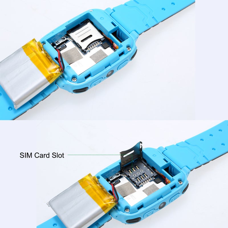 Generic - 1.44 Inch Screen Multi-Function Micro SIM Card Slot Silicone Strap Smartwatch For iOS/Android Phones Pink - Image 1