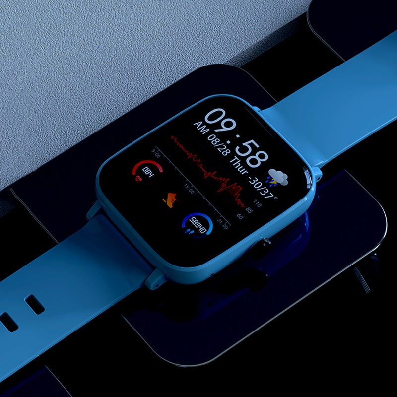 Generic - GT168 IP67 Waterproof Multi-Function Smartwatch For iOS/Android Phones Pink - Image 1