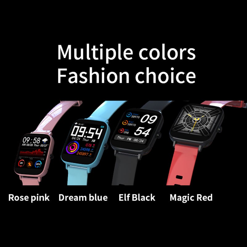 Generic - GT168 IP67 Waterproof Multi-Function Smartwatch For iOS/Android Phones Black - Image 1