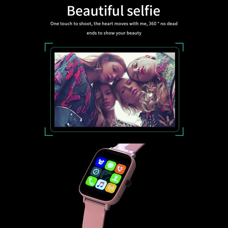 Generic - GT168 IP67 Waterproof Multi-Function Smartwatch For iOS/Android Phones Black - Image 1