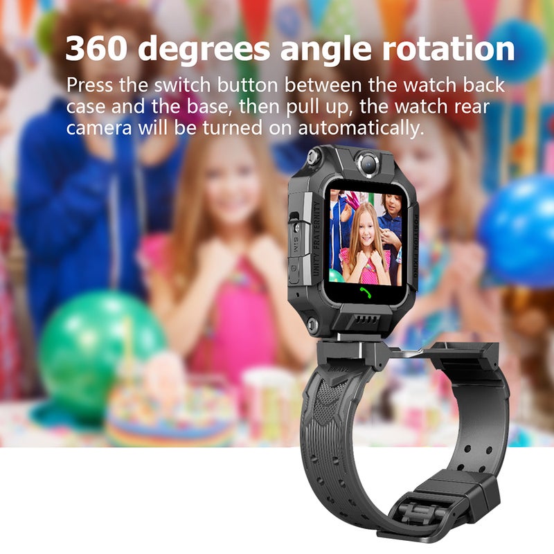 Generic - G7 Kids Built-In 8 Languages Multi-Function Smartwatch For iOS/Android Phones Light blue - Image 1