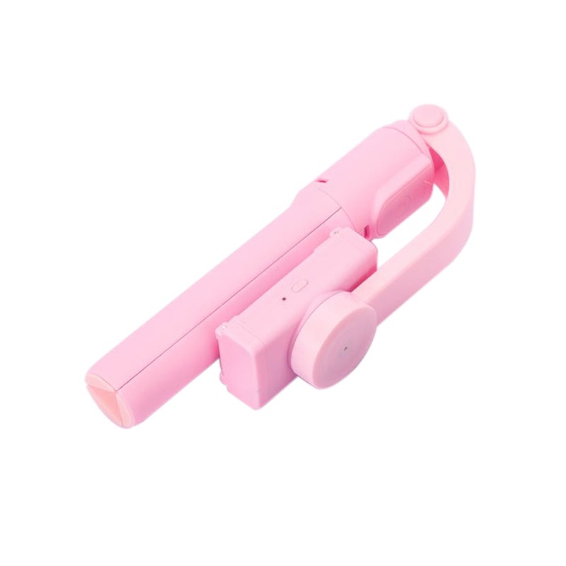 H5 Portable Adjustable PTZ Anti-Shake Handle Stabilizer For Smartphones Pink  - Image 3