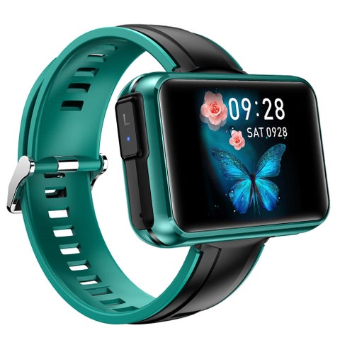 2 In 1 IP67 Waterproof Multi-Function Bluetooth Earbud Wireless Headphone And Smartwatch For iOS/Android Phones Green
