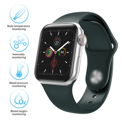 V10 1.3 Inch Colour Screen IP67 Waterproof Multi-Function Smartwatch For iOS/Android Phones Green