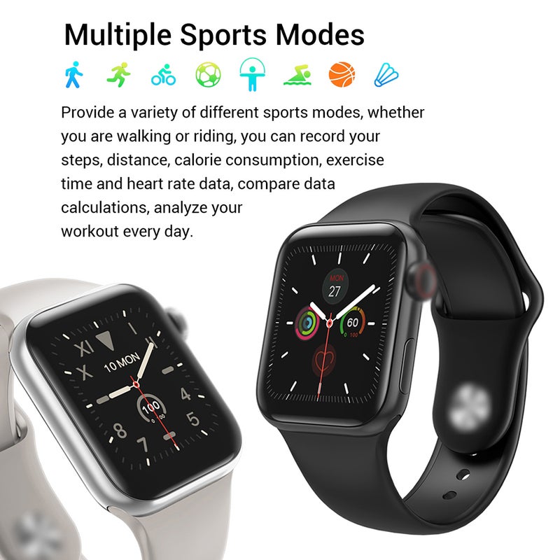 Generic - V10 1.3 Inch Colour Screen IP67 Waterproof Multi-Function Smartwatch For iOS/Android Phones Green - Image 1