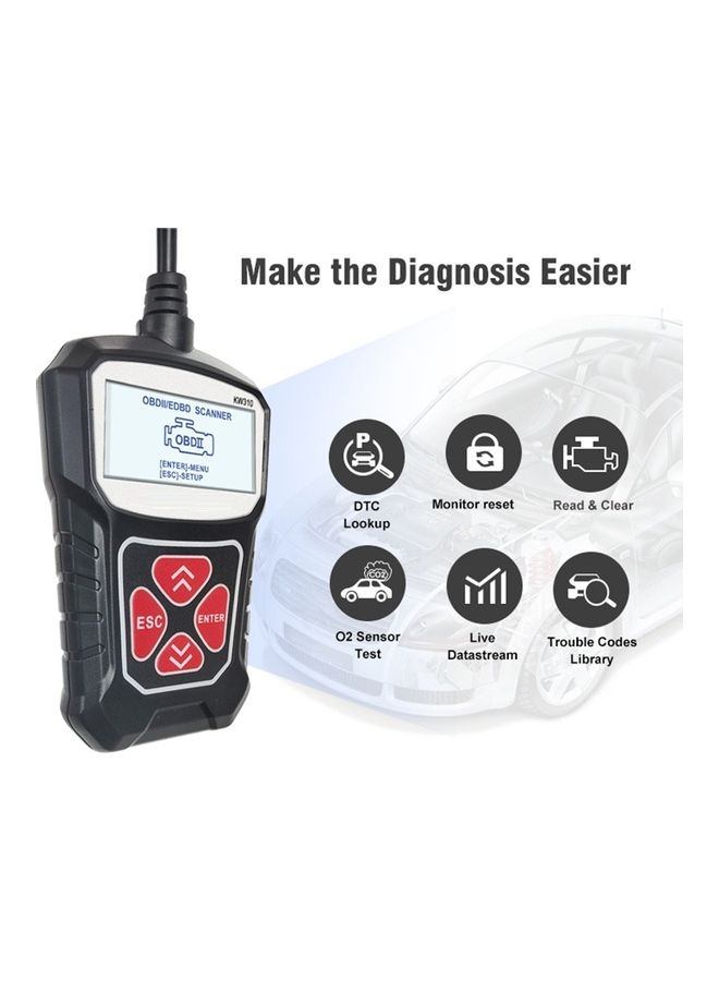 Generic KONNWEI KW310 Universal Car Scanner Professional Automotive Code Reader Vehicle CAN Diagnostic Scan Tool  - Image 5