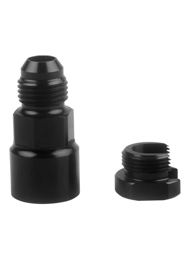 6AN Fuel Adapter Fitting to 5/16" Quick Connect W/Thread Female BLACK LS EFI - Image 3