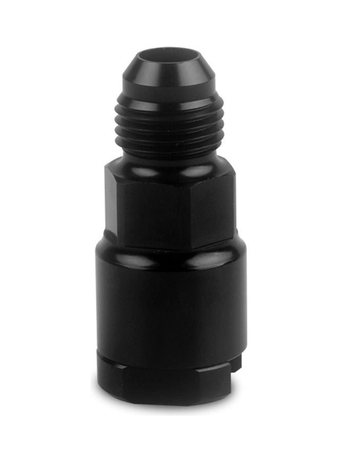 6AN Fuel Adapter Fitting to 5/16" Quick Connect W/Thread Female BLACK LS EFI - Image 5
