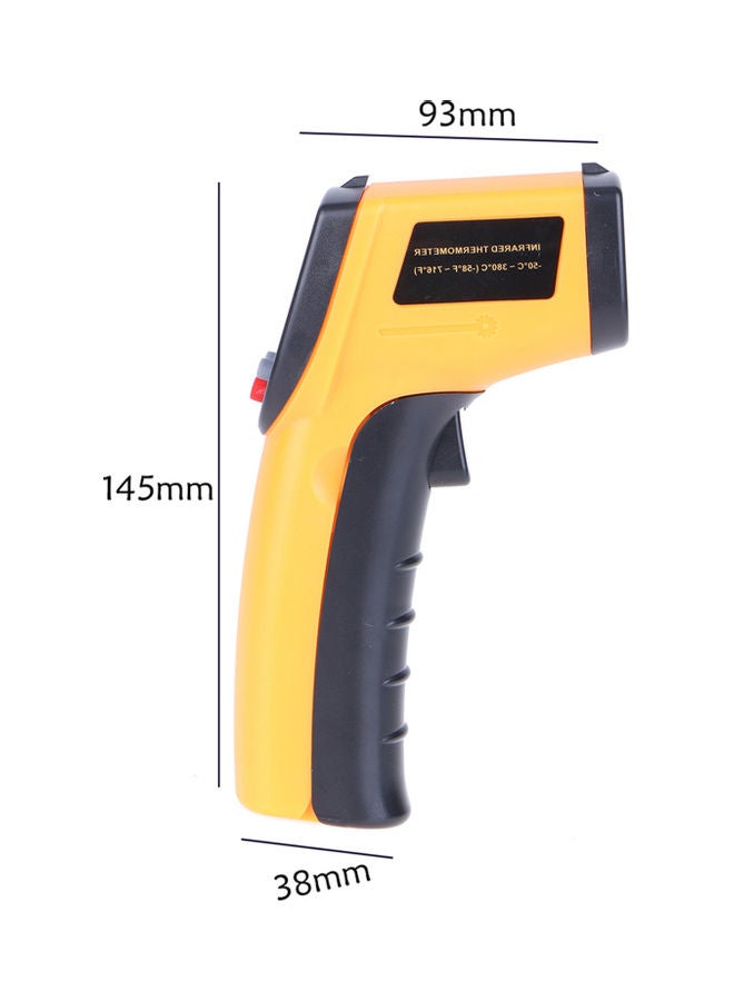 Digital Infrared Thermometer Laser Industrial Temperature Gun Non-Contact with Backlight -50-380°C（NOT for Humans）Battery not included