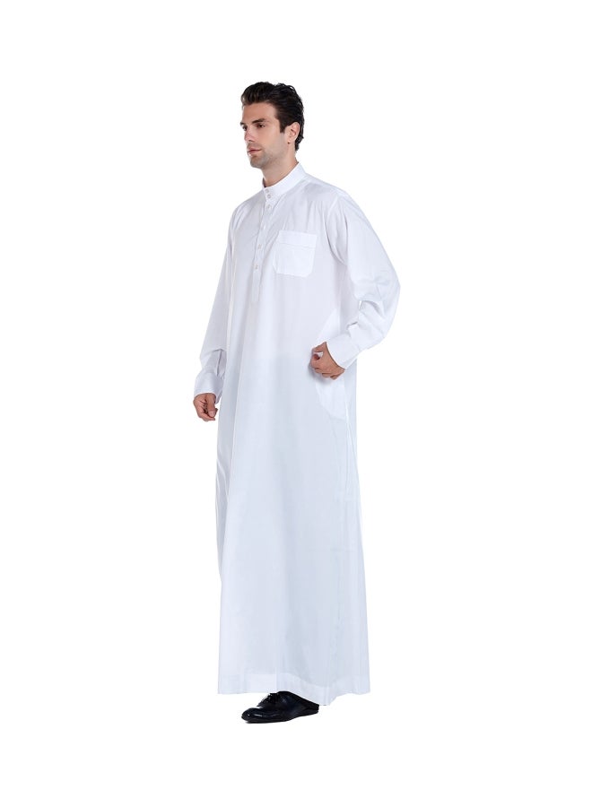 هانيميدو عباية بتصميم إسلامي. أبيض  - Image 4