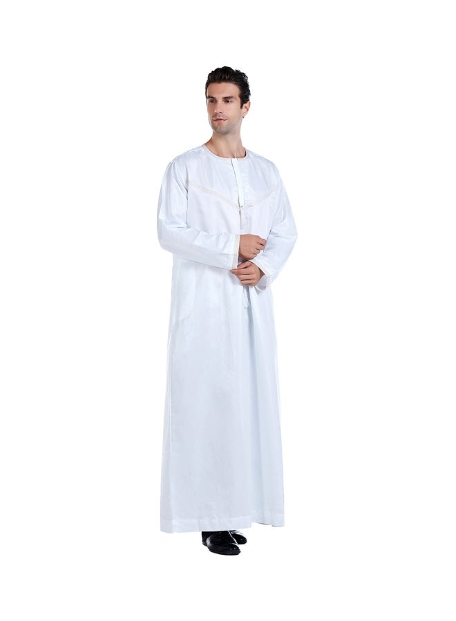 Hanyimidoo - Muslim Stand In Abaya white - Image 1
