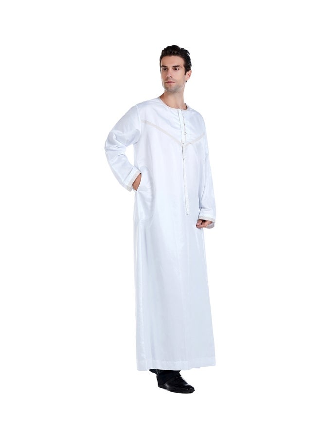 Hanyimidoo - Muslim Stand In Abaya white - Image 1