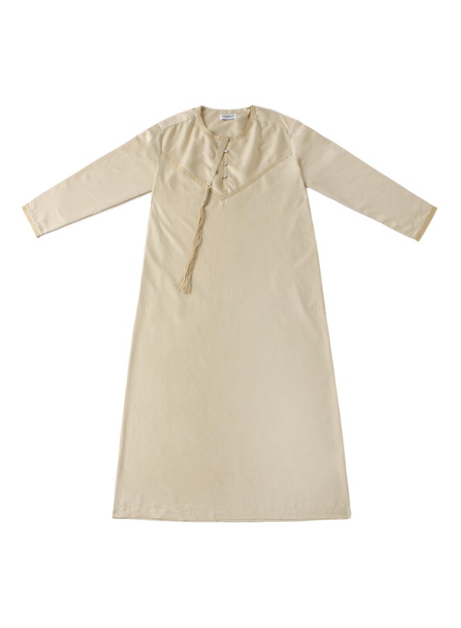 هانيميدو عباية بتصميم إسلامي. بيج - Image 1