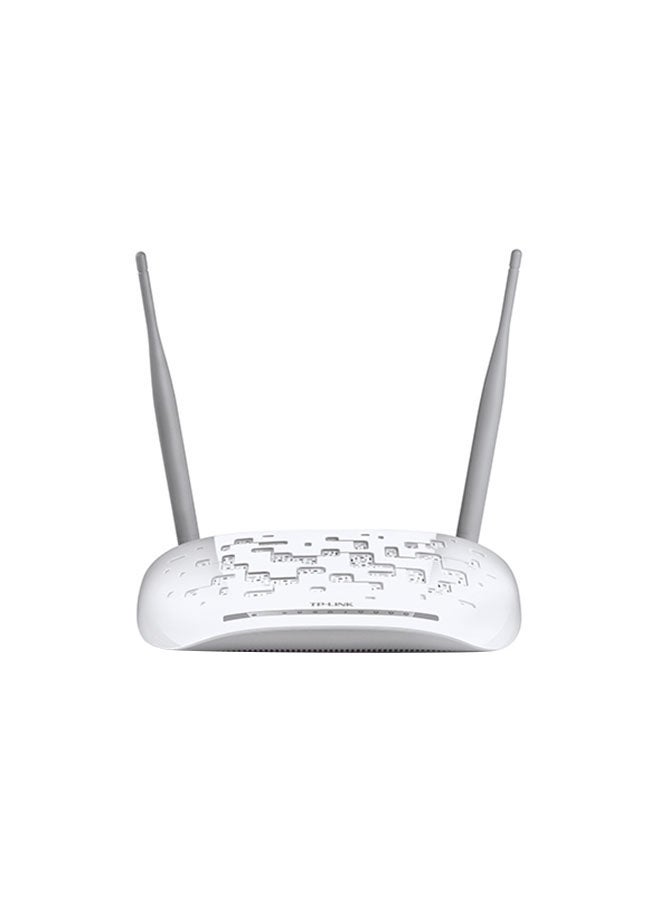 TP-LINK - 300Mbps Wireless N USB VDSL/ADSL Modem Router White - Image 1
