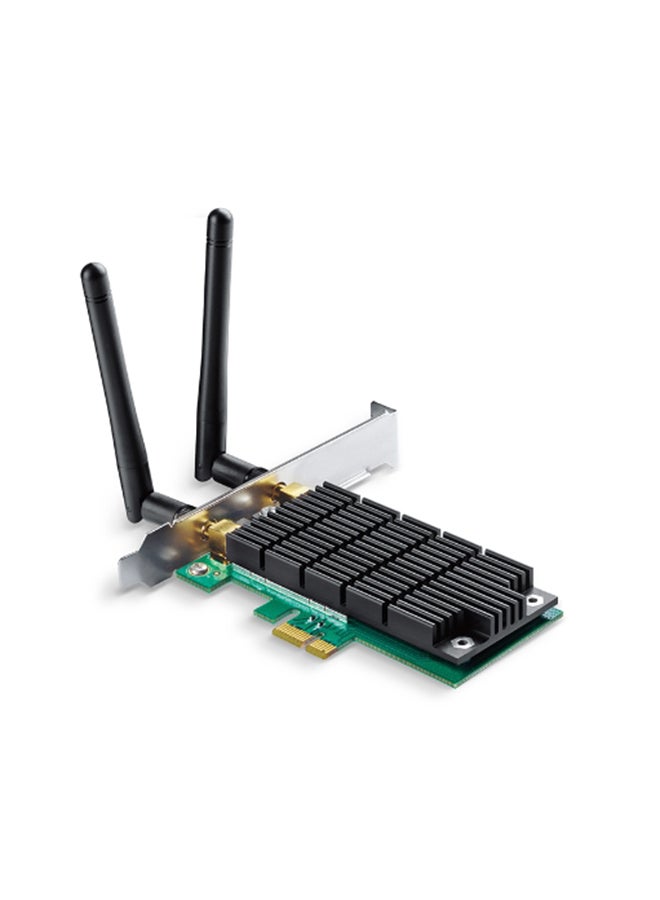 Archer T6E Wireless Dual Band PCI Express Adapter Black/Green - v1604205774/N41584642A_2