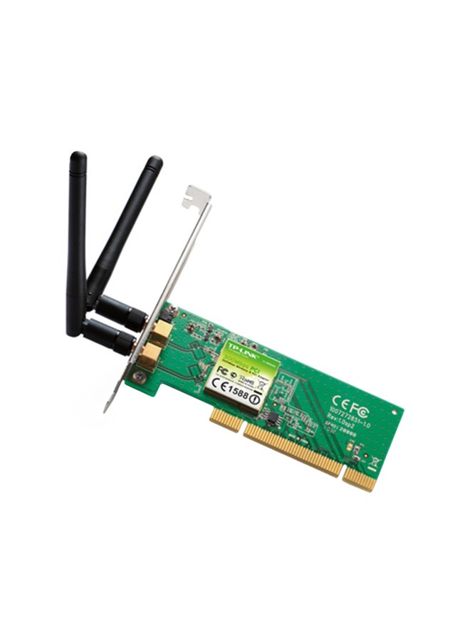 TP-LINK 300Mbps Wireless N PCI Adapter Green  - Image 1