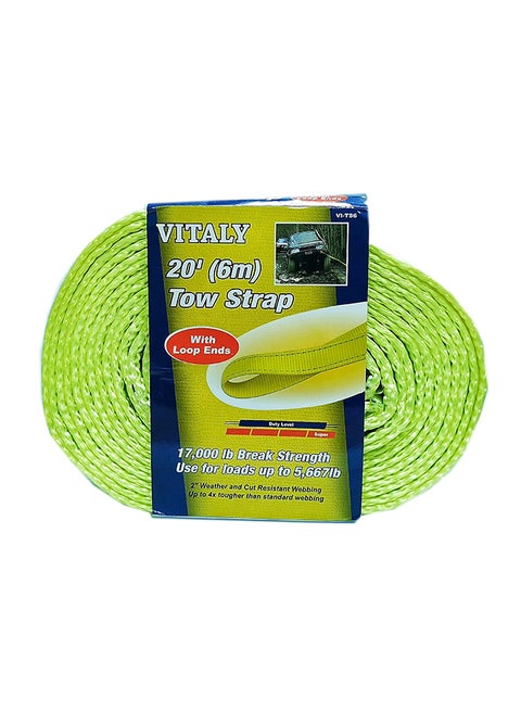 Heavy Duty Tow Strap Rope With Loop Ends