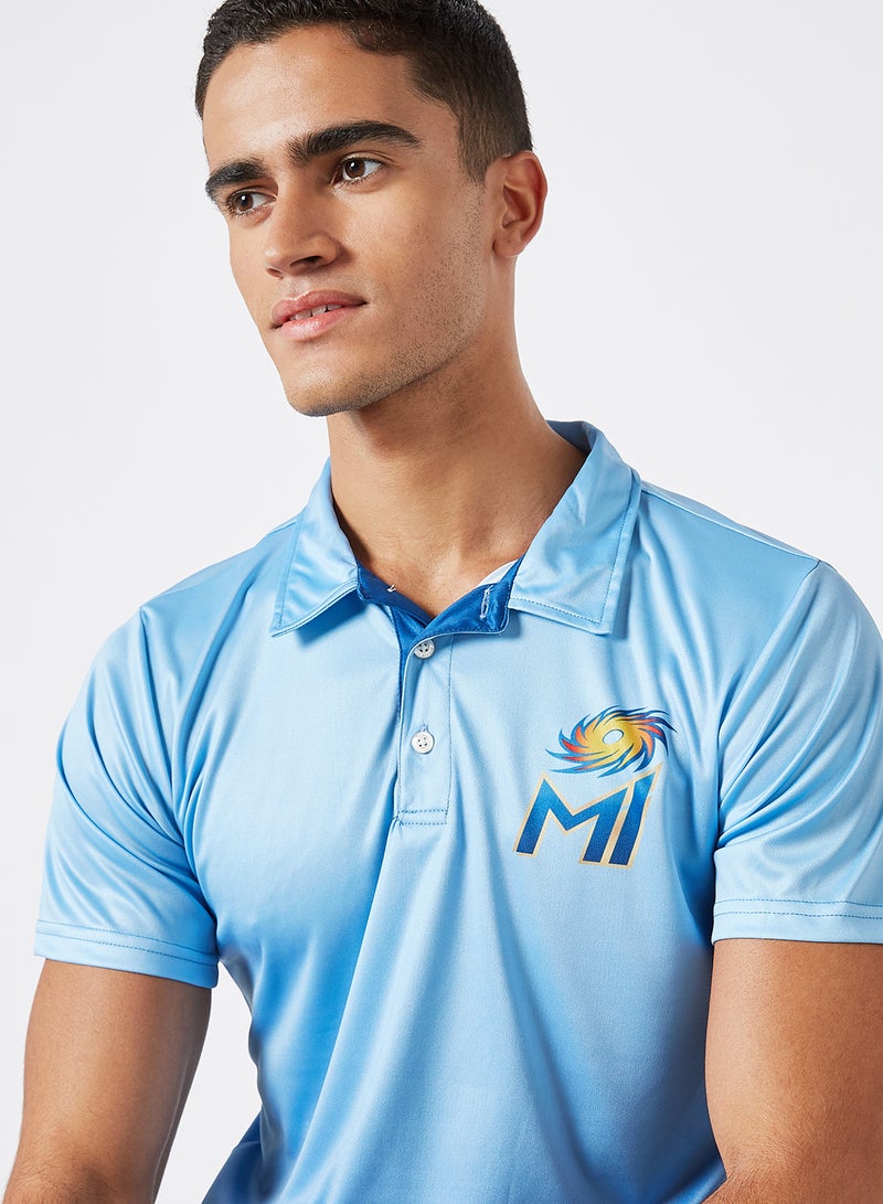 Fandom - Mumbai Indians Jersey Polo Blue - Image 1