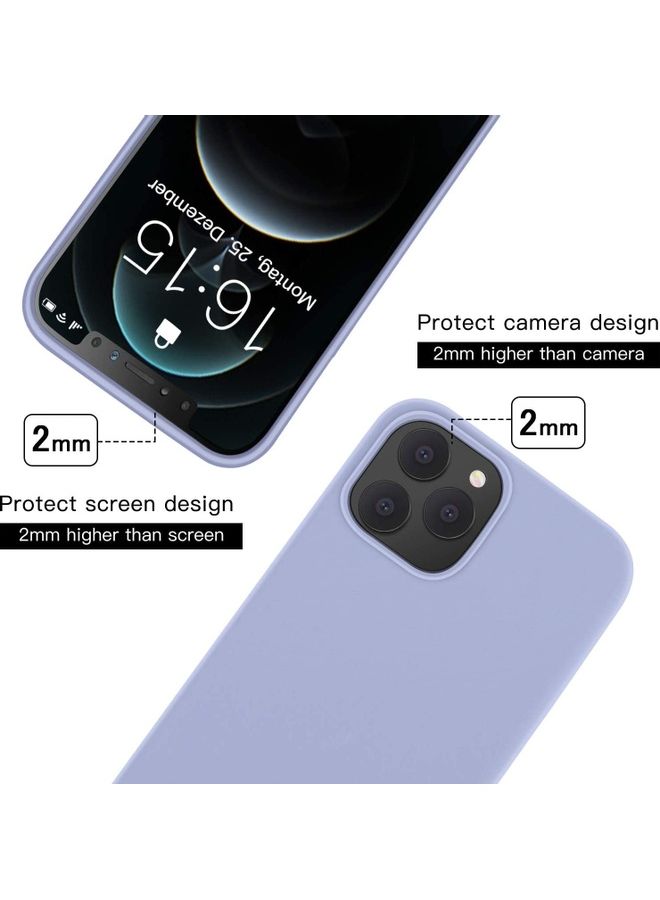 Rock Pow Silicone Shockproof Phone Case With Tempered Screen Protector For iPhone 12 Pro Max Sky Blue - Image 5