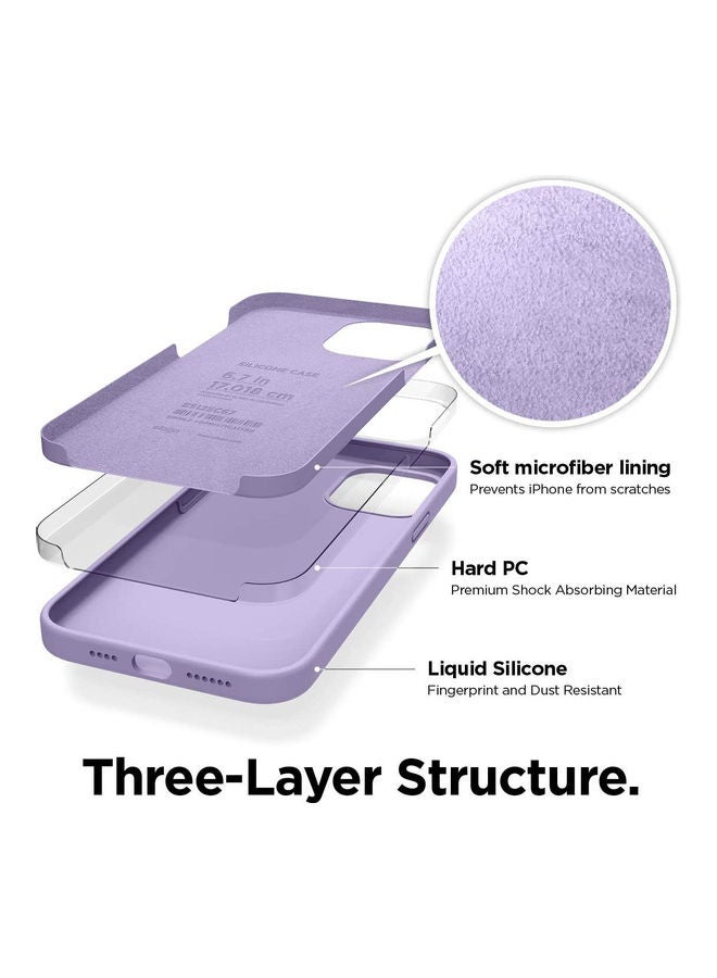 Rock Pow 3 Layer Shockproof Cover Case For iPhone 12 Pro Max Lavender - Image 3