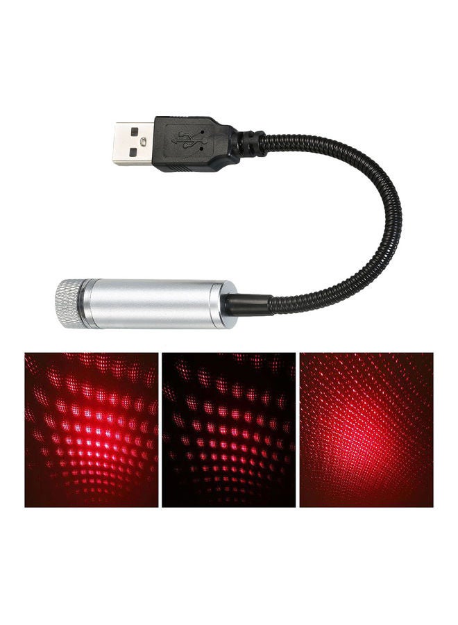 جهاز بروجيكتور بإضاءة ليلية على شكل نجوم مزود بمنفذ USB للزينة - Image 1
