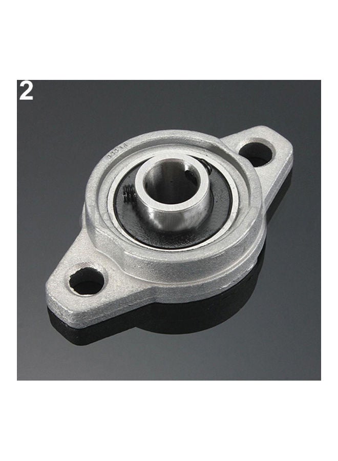 KP/KFL08 - 007 Rhombic Mount Pillow Block Bearing silver - Image 1
