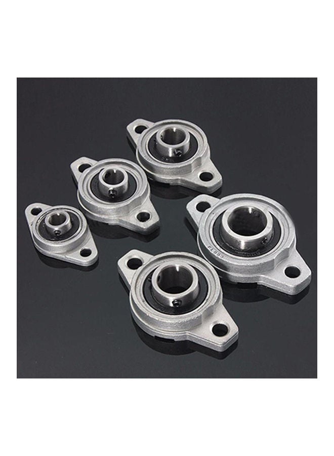 KP/KFL08 - 007 Rhombic Mount Pillow Block Bearing silver - Image 3