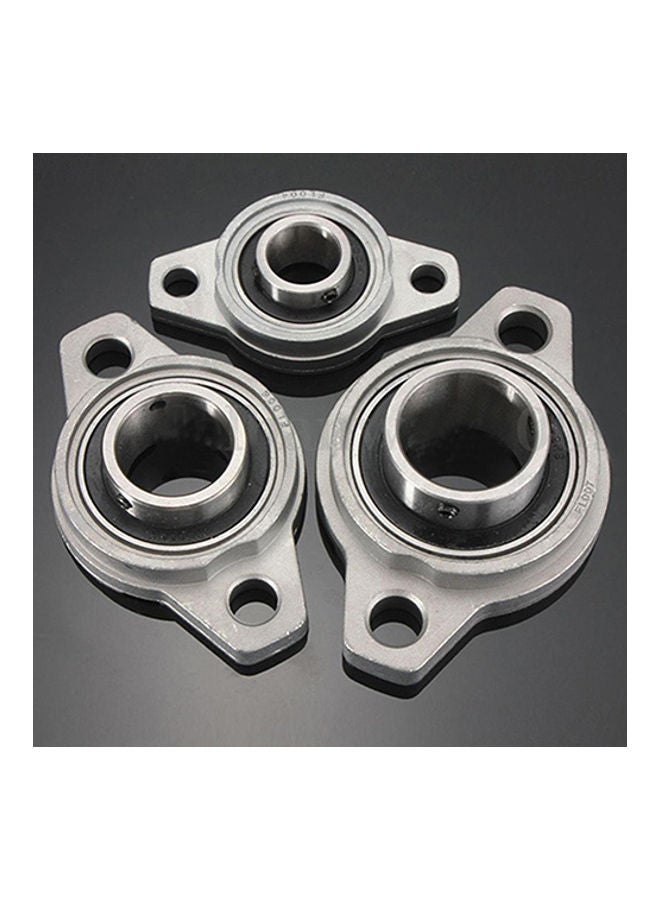 KP/KFL08 - 007 Rhombic Mount Pillow Block Bearing silver - Image 5