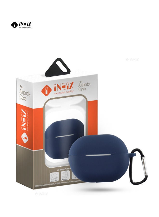 إينيكس حافظة سيليكون لسماعات فري بادز برو لهاتف هواوي أزرق داكن - Image 2