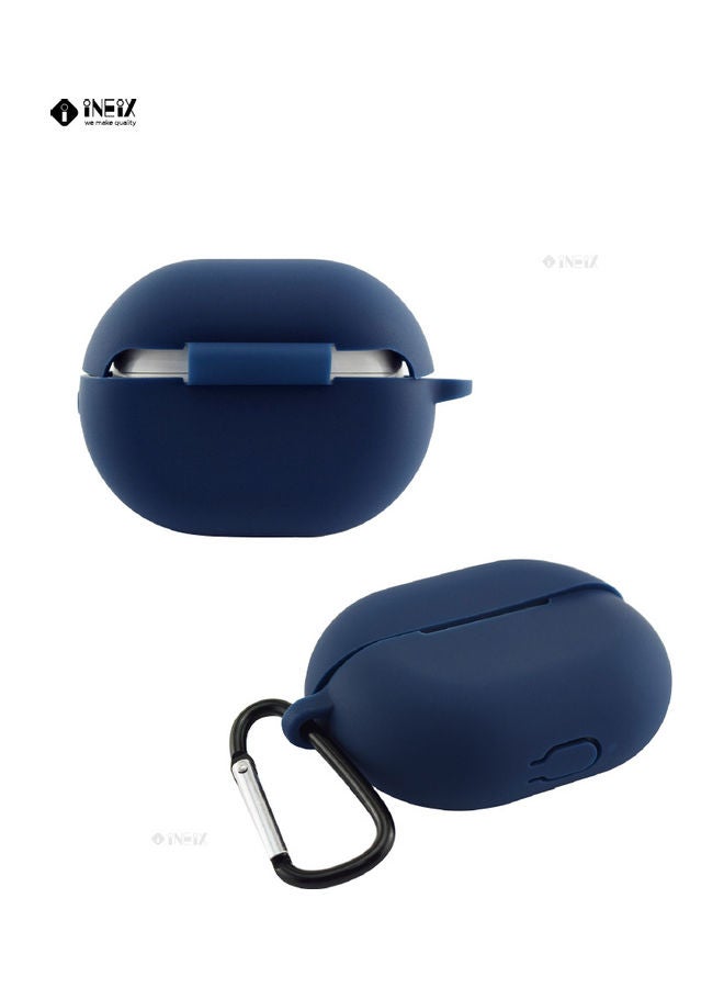 إينيكس حافظة سيليكون لسماعات فري بادز برو لهاتف هواوي أزرق داكن - Image 4