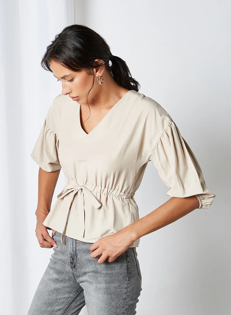 trendyol Drawstring Waist Top