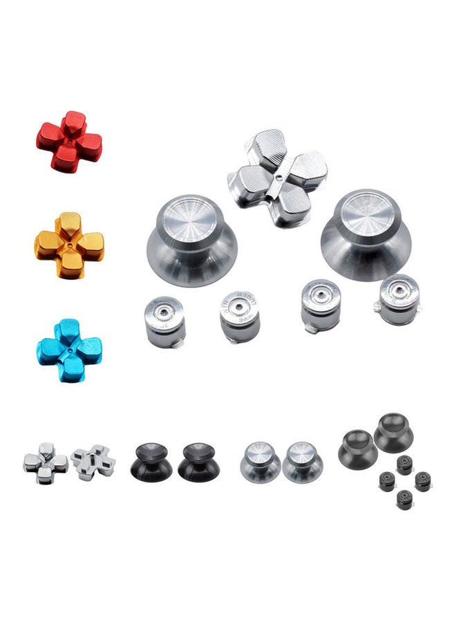 Replacement Durable Metal ABXY Buttons Thumbstick D-pad for Sony PS4 Controller- wireless  - Image 2